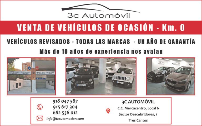 3C Automoción inaugura un nuevo compraventa de vehículos de ocasión en Tres Cantos