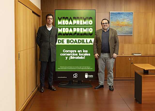 Boadilla lanza la iniciativa Mega Premio para impulsar el comercio local en febrero