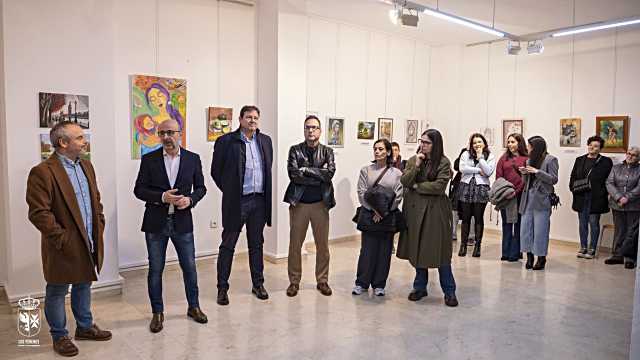 La Casa de la Cultura acoge la exposición de las obras de los alumnos de la Escuela de Artes Plásticas de Los Yébenes