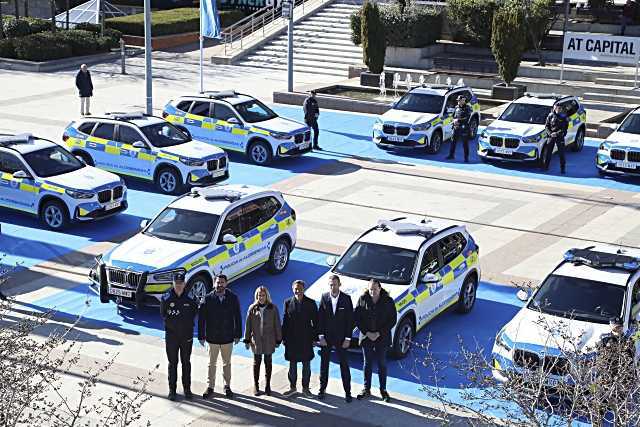 Presentación de la nueva flota de vehículos de la Policía Local en Alcobendas