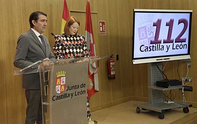 Juan Carlos Suárez Quiñones presentó los datos de actividad del 1-1-2 en Castilla y León para 2024