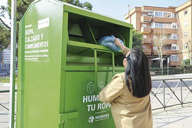 Alcobendas recicla 436,95 toneladas de textiles en 2024