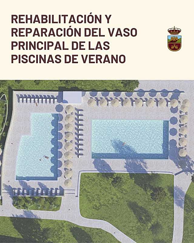 El Ayuntamiento de Torrejón de la Calzada ha comenzado la reparación de las piscinas