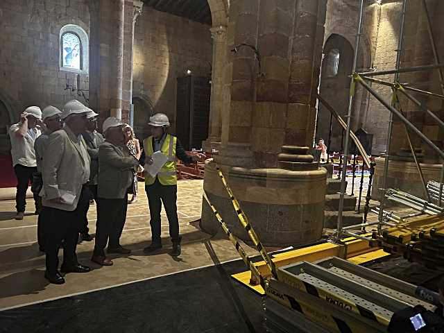 Obras de consolidación de la iglesia de San Andrés en Ávila