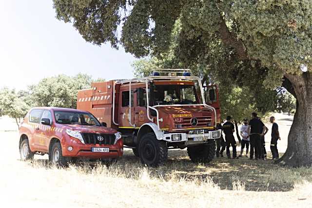 Arranca la temporada de prevención de incendios en Boadilla con el cuerpo de bomberos forestales de Madrid