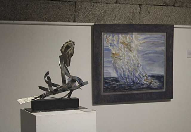 La exposición ‘La materia y mi mundo’ de Emilio Sánchez se exhibe en el Palacio Los Serrano