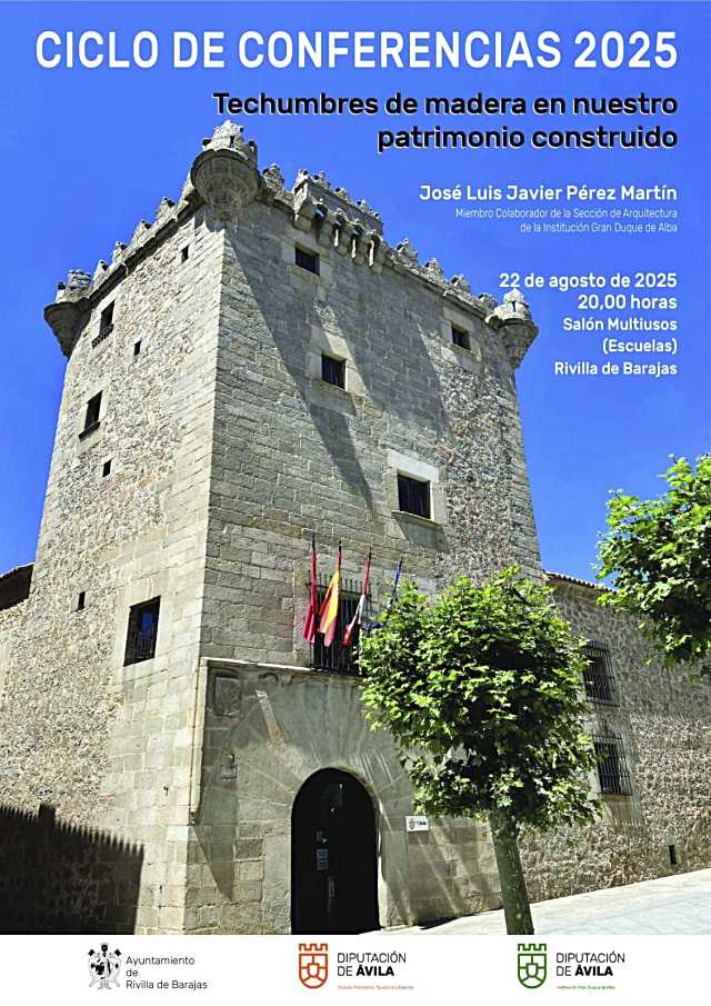 José Luis Javier Pérez ofrecerá una charla sobre techumbres de madera en Rivilla de Barajas