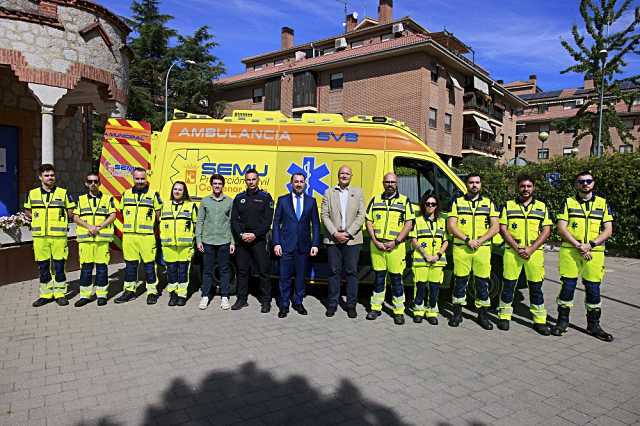 Colmenar Viejo renueva su servicio de emergencias con una nueva ambulancia