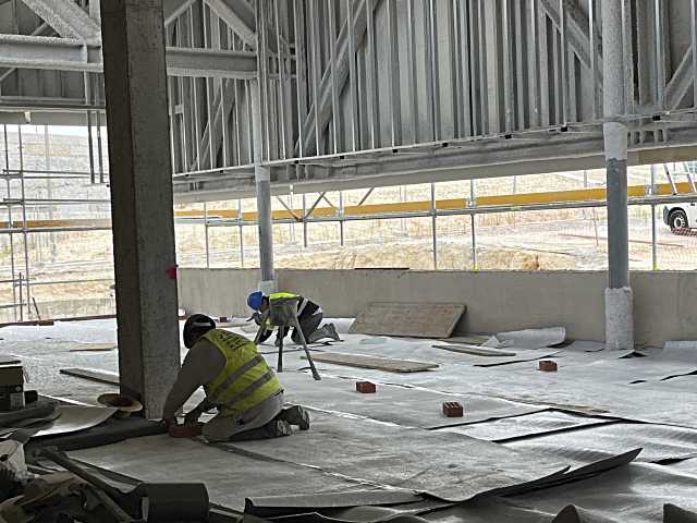 Las obras de la biblioteca municipal ‘Concha Espina’ «van a buen ritmo»