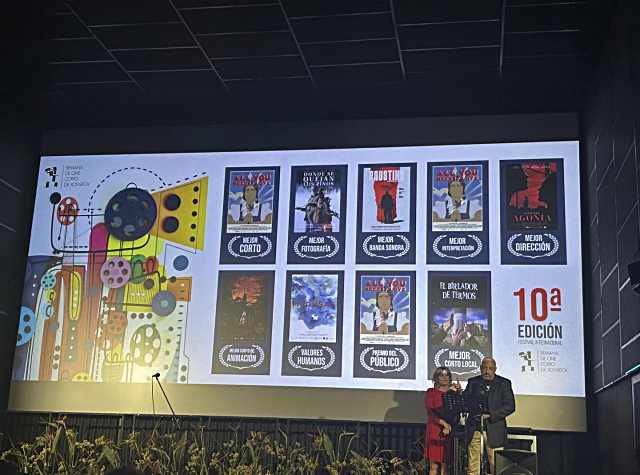 Sonseca clausuró la 10ª Semana del Cine Corto con una gala de premios