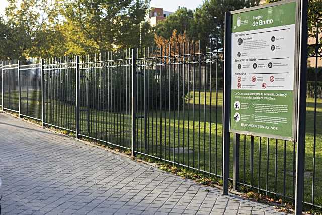 Mejoras en el parque de Bruno para aumentar la seguridad infantil en Boadilla del Monte