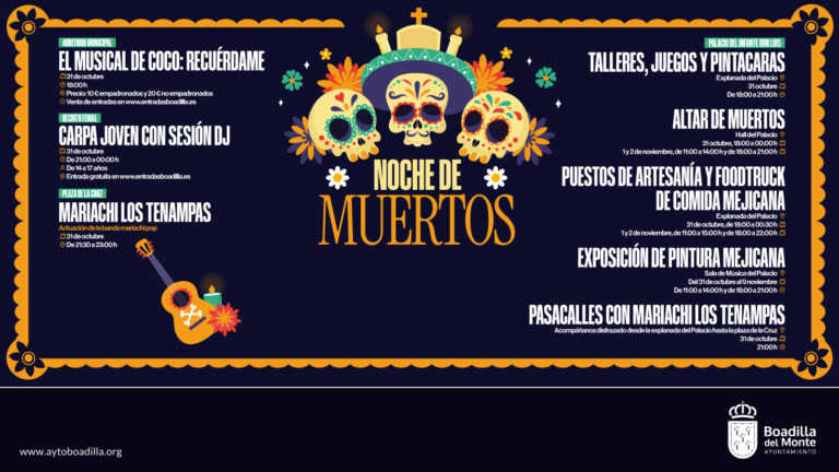 Boadilla del Monte celebra la Noche de Muertos con una programación especial el 31 de octubre