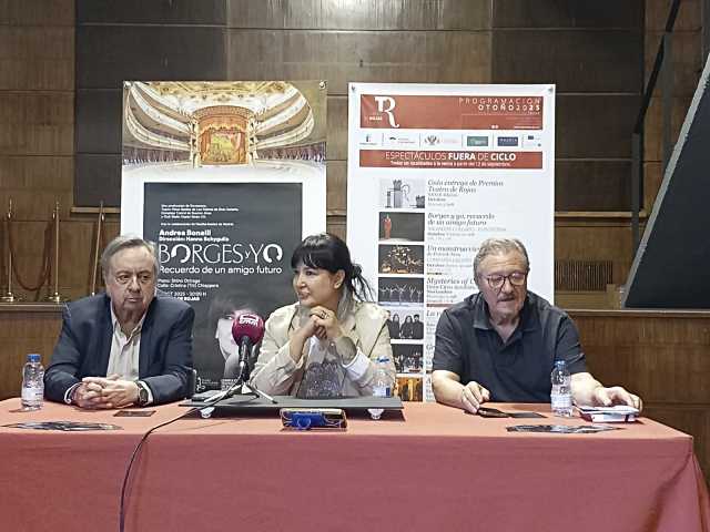 ‘Borges y Yo’ se exhibe en el Teatro de Rojas este viernes