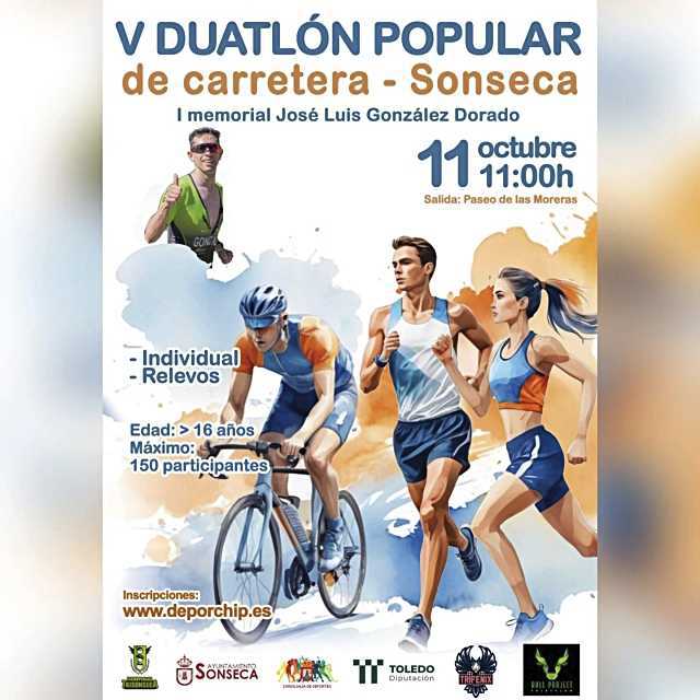 Sonseca celebra su V Duatlón Popular el sábado 11 de octubre