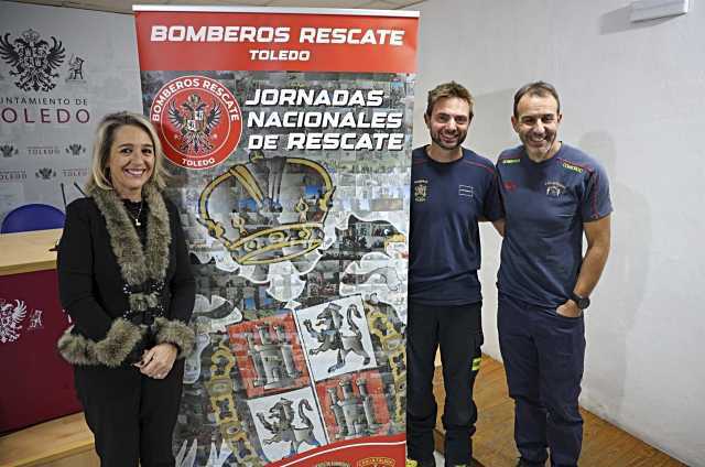 Cien bomberos de toda España participarán en las XIX Jornadas de Rescate en Altura que se celebrarán en Toledo