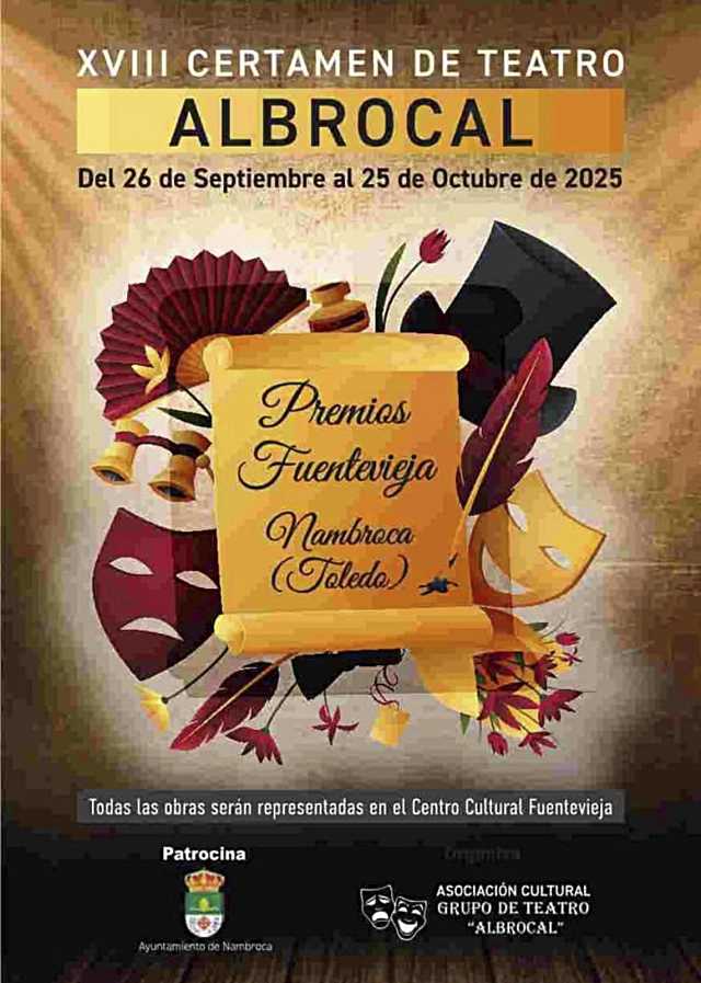 Continúa el XVIII Certamen de Teatro Albrocal en Nambroca hasta el 25 de octubre