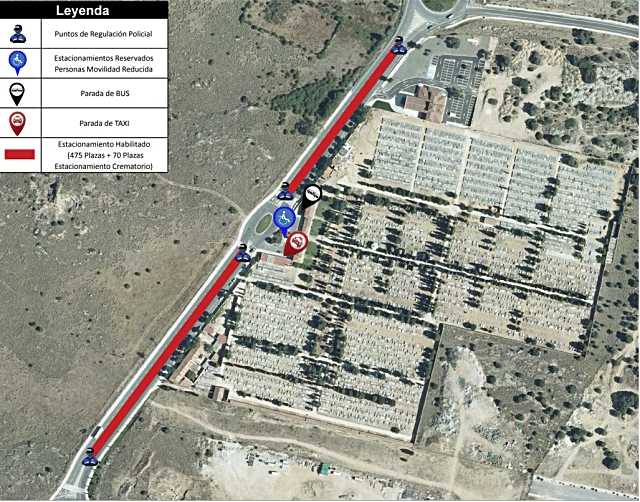 Habilitan 600 espacios de estacionamiento en Ávila para el Día de Todos los Santos