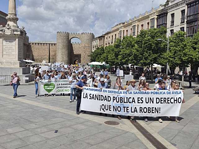 Convocan concentración en defensa de la sanidad pública en Ávila el 8 de noviembre de 2025