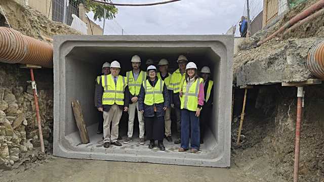 Las obras de encauzamiento del arroyo de la Degollada de Cobisa finalizarán en mayo