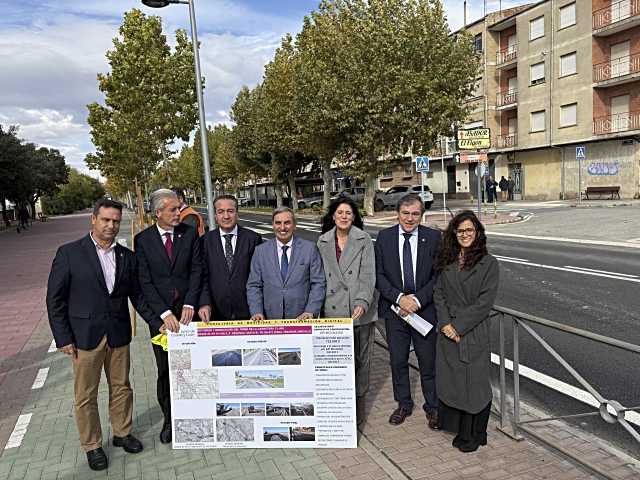 La Junta de Castilla y León finaliza obras de renovación del asfalto en la carretera CL-605, en su paso por Arévalo