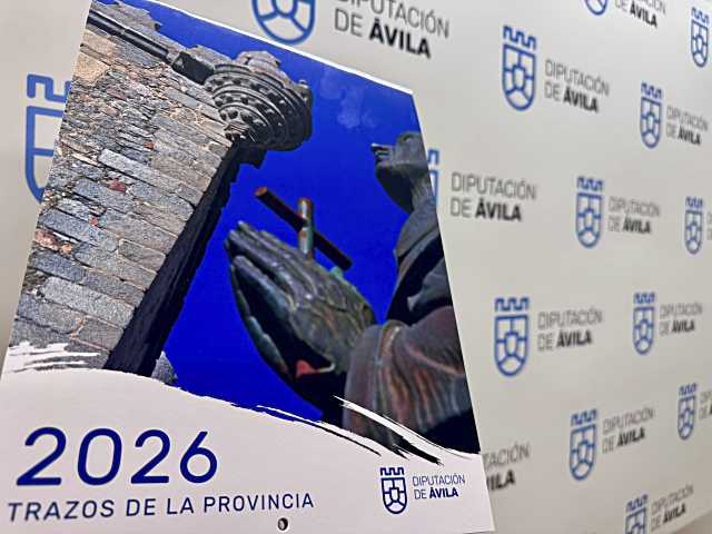 La Diputación de Ávila presenta el calendario 2026 ‘Trazos de la provincia’