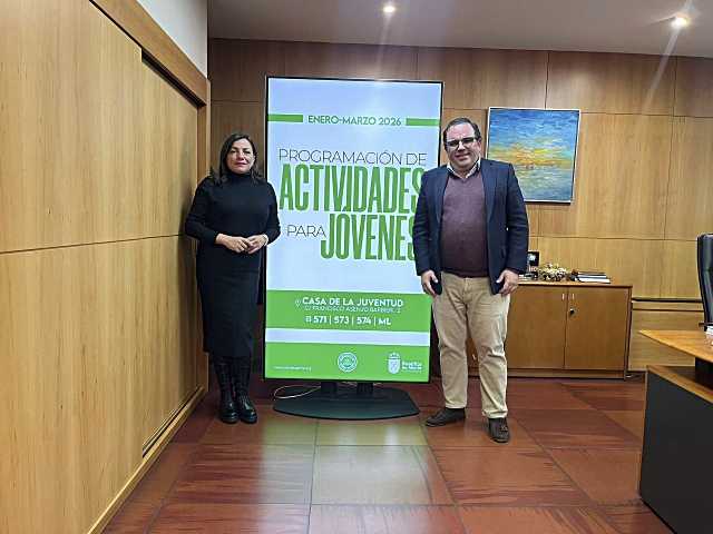 La Concejalía de Juventud presenta un variado calendario de actividades para el primer cuatrimestre de 2026
