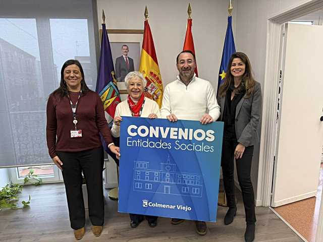 El Ayuntamiento de Colmenar Viejo firma un convenio de cooperación con Cruz Roja