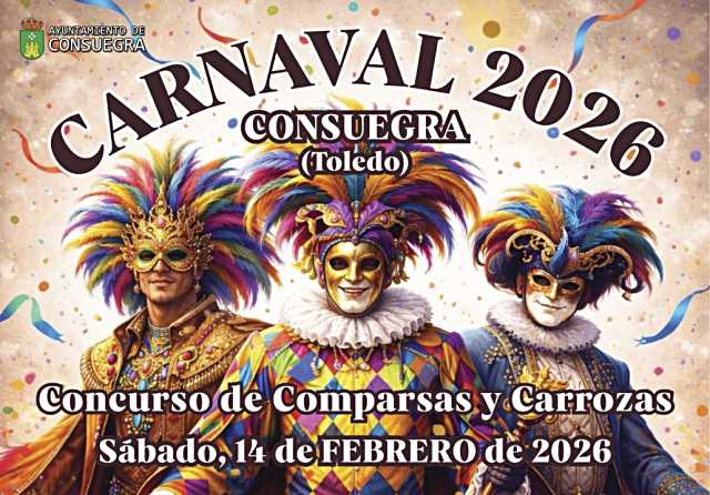 El Ayuntamiento de Consuegra duplica los premios para el Concurso de Carnaval 2026