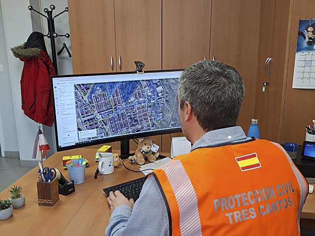Protección Civil de Tres Cantos lanza plataforma digital para geolocalización de incidentes de tráfico