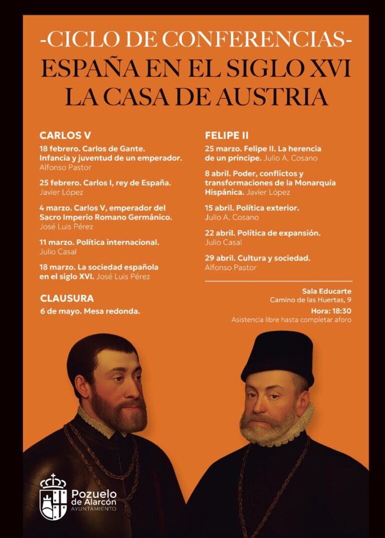 Pozuelo de Alarcón lanza un ciclo de conferencias sobre la historia de España en el siglo XVI