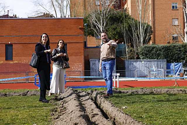 Inician obras para nuevo sistema de riego en el Polideportivo Municipal ‘Martín Colmenarejo’