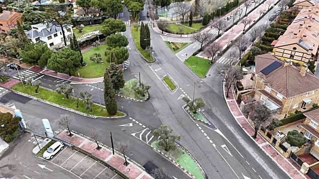 Comienzan las obras de remodelación en la avenida Monte Segovia en Boadilla del Monte