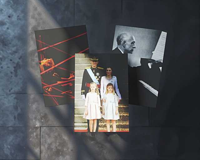 Inauguración de la exposición Crónica de 10 años de reinado en Majadahonda