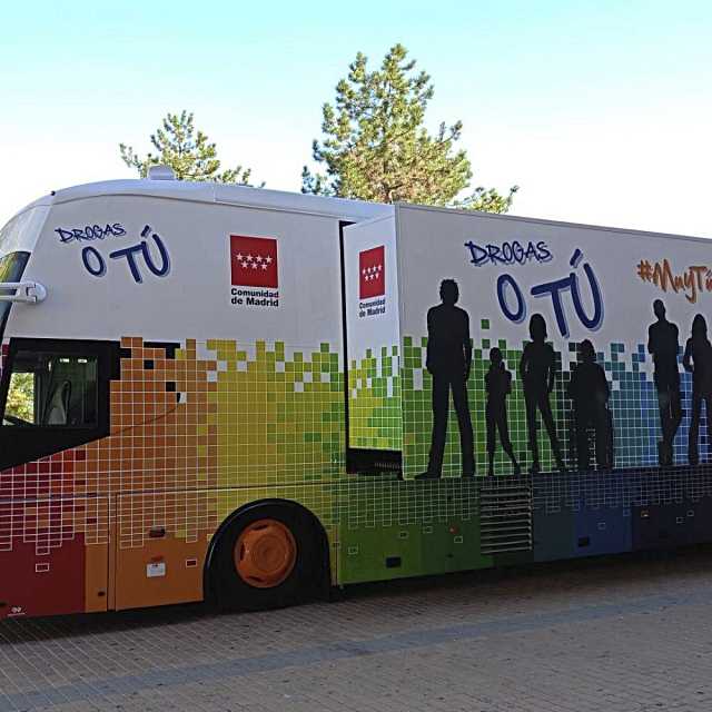 El autobús ‘Drogas o Tú’ iniciará su recorrido por institutos de Majadahonda el 16 de marzo.