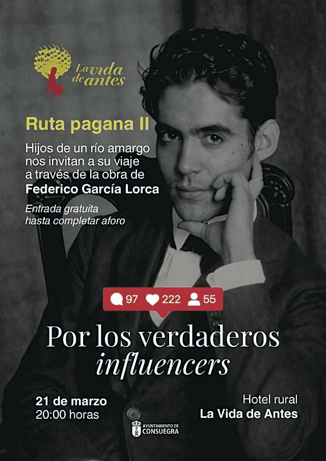 Consuegra celebra la II edición de la Ruta Pagana con Federico García Lorca