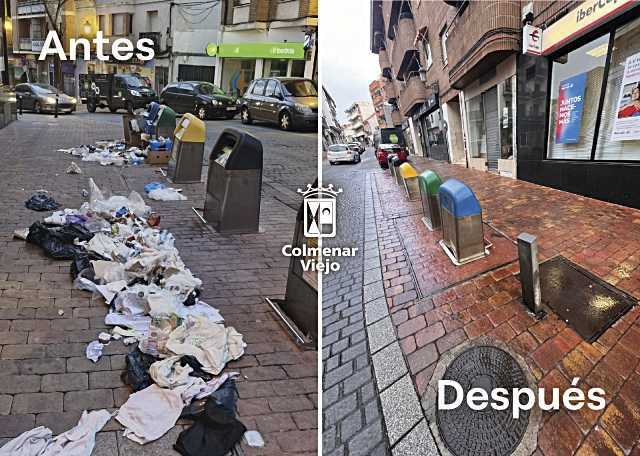 Colmenar Viejo pide colaboración ciudadana para prevenir desorden en áreas de basura
