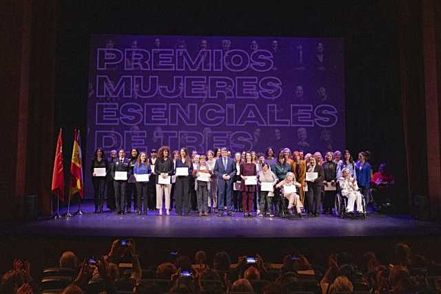Gala de los Premios Mujeres Esenciales en Tres Cantos destacó el talento femenino