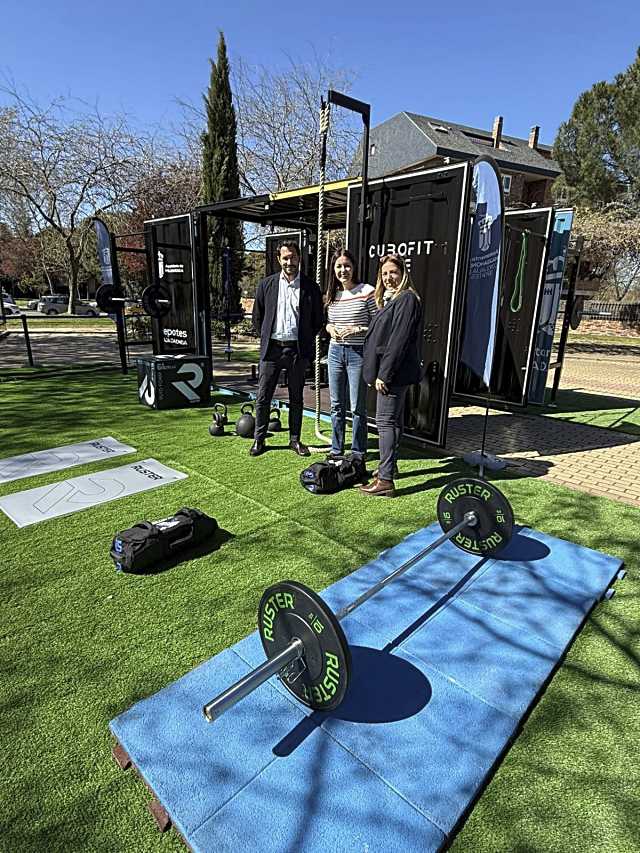 Inauguración de CUBOFit en el parque de la Granadilla para promover el ejercicio al aire libre
