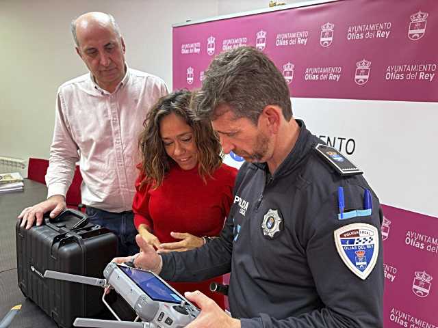 Olías del Rey adquiere un dron de última generación para la Policía Local