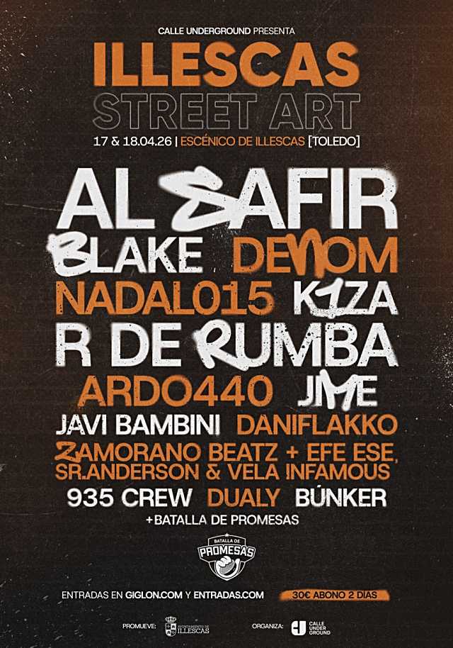Illescas celebra el encuentro de arte urbano, ‘Illescas Street Art’, este fin de semana