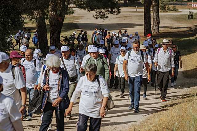 Un total de 440 personas mayores participan en la 36ª Marcha de Mayores de Las Rozas