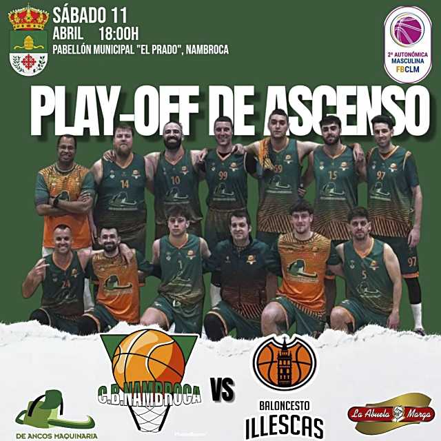 El Pabellón Municipal ‘El Prado’ de Nambroca acoge el Play Off de ascenso de baloncesto