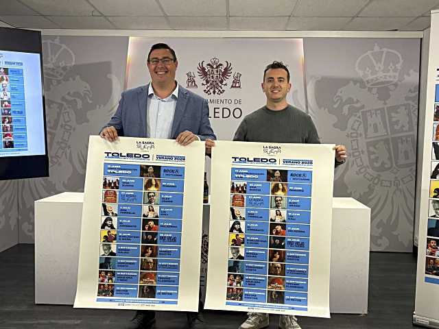 El II Ciclo ‘Toledo en Concierto’ traerá a la ciudad a artistas como El Arrebato, JC Reyes o Sergio Dalma