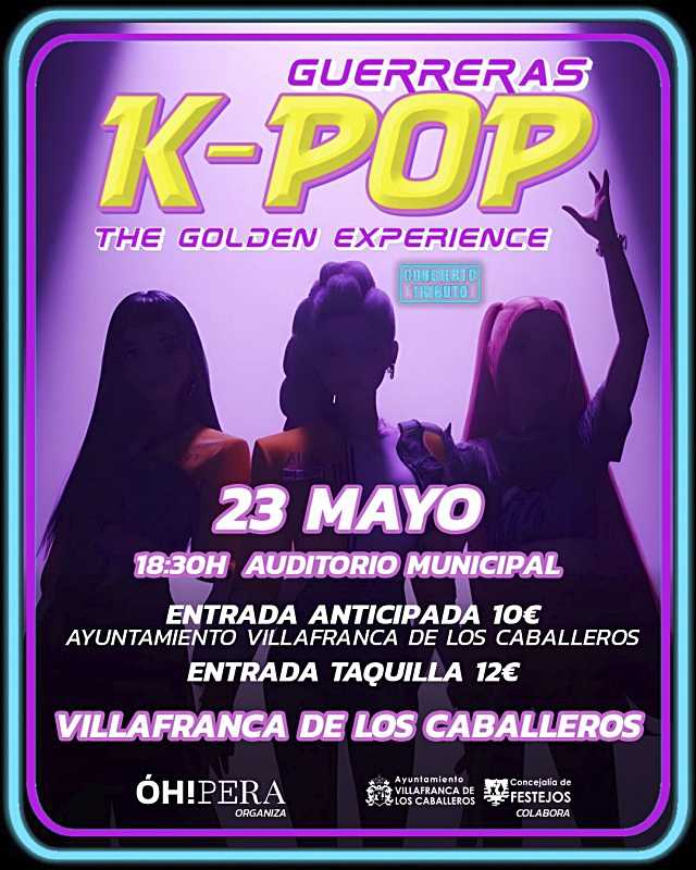 Últimas entradas para disfrutar del espectáculo Guerreras del KPop ‘The Golden Experience’ en Villafranca