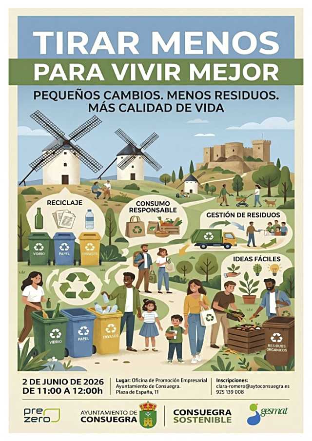 Consuegra celebra una charla sobre medio ambiente