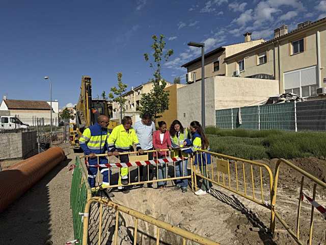 Olías del Rey ha iniciado obras de mejora del saneamiento y evacuación de aguas pluviales
