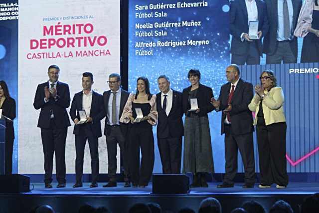 El árbitro de Consuegra Alfredo Rodríguez fue reconocido en los premios al deporte de Castilla-la Mancha