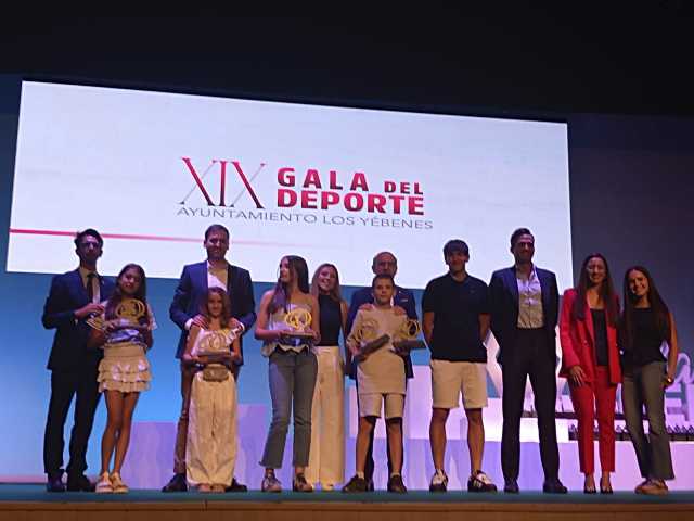 La XIX Gala del Deporte de Los Yébenes reconoció a sus deportistas