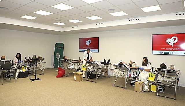 Eurocaja Rural ha acogido el ‘XVII Maratón de Donantes de Sangre’ que ha logrado 231 donciones