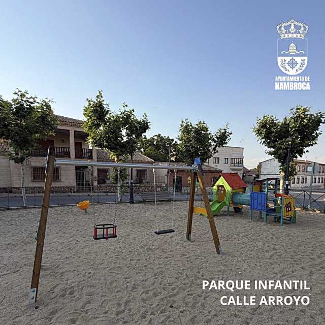 Nambroca renovó el parque infantil de la calle Arroyo